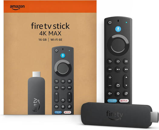 Amazon Fire TV Stick 4K Max 2nd Gen Remote, Quad-core 2.0GHz