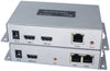 DTECH DT-7084A HDMI 2.0 KVM Extender, 4K@60Hz Resolution, signal 3dB Gain, Anti-Lightning, Dust-Proof, Anti-Static, CAT 5e/6e Cable, USB, Up To 60 Meters, Silver | DT-7084A(GS)