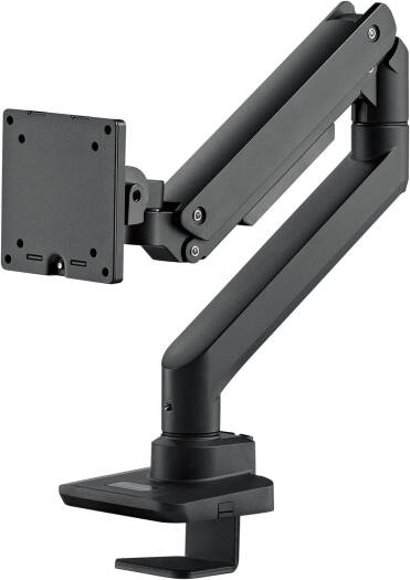 Newstar 91-LDT69C012 Counterbalance Monitor Arm, Fits 17" to 49" Flat & Curved Monitor, Up to 20kg Max Weight Capacity, 75x75 & 100x100 VESA, Tilt, Swivel, Screen Rotation, Black | 91-LDT69C012