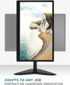 Newstar 91-LDT12T01 Single Monitor Stand, Fits 32" Regular & 38" Ultrawide Screen, Up to 8kg Max Weight, Freestanding VESA Steel, Adjustable Height, Tilt, Swivel, Rotation, Black | 91-LDT12T01