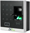 ZKTeco X8-BT Fingerprint and RFID Cards Terminal, 500 Fingerprint Capacity, SilkID Sensor, Bluetooth, 3rd Party Electric Lock, Door Sensor, Exit Button, Alarm, Doorbell | X8-BT