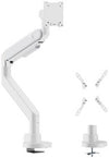 Newstar 91-LDT92C012 Monitor Arm, Fits 24" to 57" Monitor, Up to 27kg Max Weight Load Capacity, Detachable VESA Plate, Built-in Spring Tension Mechanism, 180° Rotation Stop, White | 91-LDT92C012