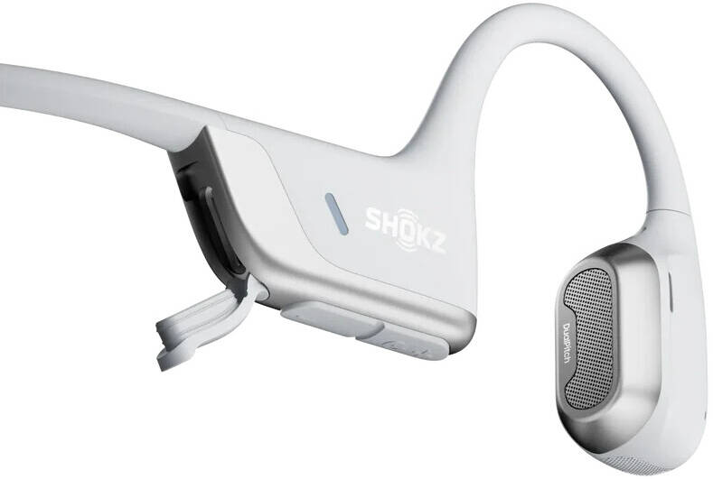Shokz OpenRun Pro 2 Wireless Headphones, Bluetooth 5.3, Bone Conduction Technology, 12 Hours Battery Life, 101.3 dB Sensitivity, 150mAh Battery Capacity, Silver | 810160662891