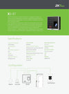 ZKTeco X8-BT Fingerprint and RFID Cards Terminal, 500 Fingerprint Capacity, SilkID Sensor, Bluetooth, 3rd Party Electric Lock, Door Sensor, Exit Button, Alarm, Doorbell | X8-BT
