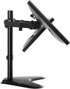 Newstar 91-LDT12T024N Dual Monitor Mount, Fits 13" to 32" Screens, Up to 8kg Max Weight Capacity, Detachable VESA Plate, Adjustable, Tilt&Swivel, Arm Extension, Screen Rotation, Black | 91-LDT12T024N