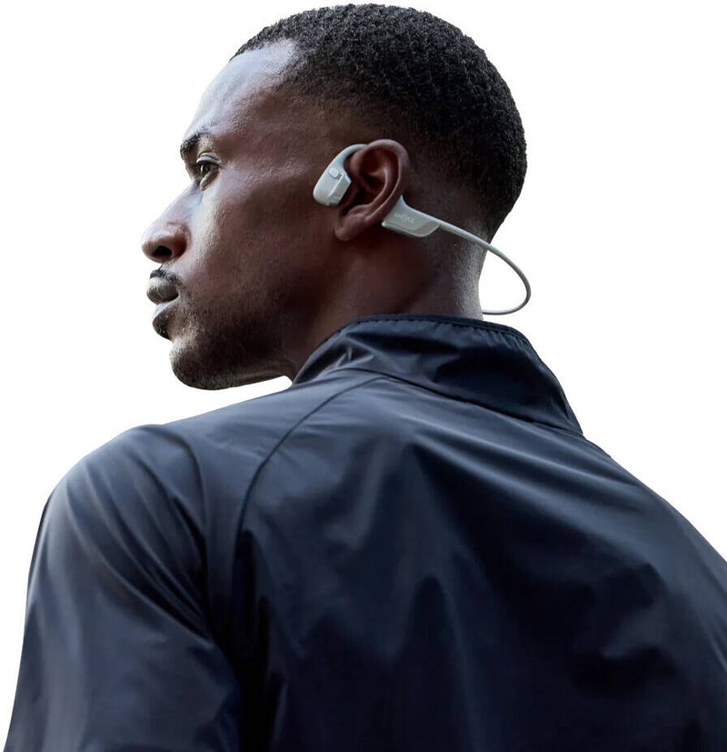 Shokz OpenRun Pro 2 Wireless Headphones, Bluetooth 5.3, Bone Conduction Technology, 12 Hours Battery Life, 101.3 dB Sensitivity, 150mAh Battery Capacity, Silver | 810160662891
