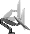 Newstar 91-LDT13C012E Monitor Arm, 17"-32" Curved Monitor, Up to 9kg Max Weight Capacity, Cable Management, 360° Rotary VESA Plate, Spring-Assisted Mechanism, Black | 91-LDT13C012E