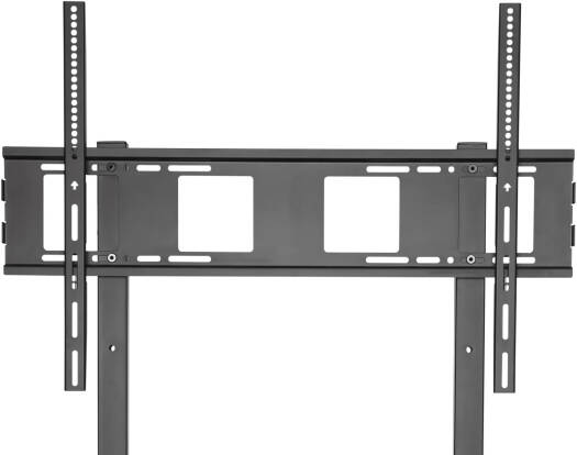 Newstar 91-T1035M Ultra-Heavy Duty Steel Mobile TV Stand, Supports 37" to 100" TV, Up to 150kg Max Weight Capacity, Heavy-Duty Casters with Locking Mechanism, Support Shelf, Black | 91-T1035M