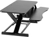 NEWSTAR Standing Desk Converter, Adjustable Sit to Stand Desk Riser, (90 x40 cm) - Durable Steel Frame, Up to 15 Kg Load Capacity, Custom Comfort Settings - Black | 91-DWS3402N