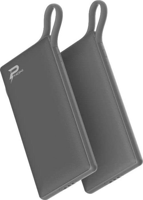 Phoni ‎PB922 6 in 1 Power Station, 10000 mAh, With Built In Cable, To Charge Multiple Devices, Portable and Safe, Black | ‎PB922 B6