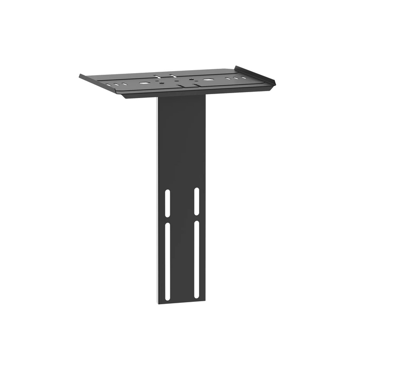 Newstar 91-T1028B TV Cart, Supports 37" to 70" TV, Up to 50kg Max Weight Capacity, Height Adjustable, +10° to -10° Tilt Range, Heavy-Duty Casters, Camera Shelf, AV Shelf, Black | 91-T1028B