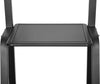 Newstar 91-T1035M Ultra-Heavy Duty Steel Mobile TV Stand, Supports 37" to 100" TV, Up to 150kg Max Weight Capacity, Heavy-Duty Casters with Locking Mechanism, Support Shelf, Black | 91-T1035M