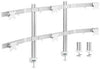 Newstar 91-LDT38C06 Six Screen Monitor Arm, Fits 17″ to 32″ Monitor, 8kg (Each) Max Weight, Individual VESA Plate Height Adjustment, Cable Management, Sliding Horizontal Bar, White | 91-LDT38C06