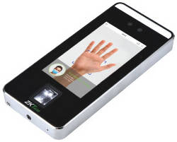 ZKTeco SpeedFace-V5L 5"@ ISP Color LCD Screen 720x1280, WDR Low Light Camera @ 2MP, Face, Fingerprint, Palm, Customized, Card, Password, Virtual Keypad, Black/Silver | SpeedFace-V5L