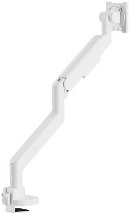 Newstar 91-LDT92C012 Monitor Arm, Fits 24" to 57" Monitor, Up to 27kg Max Weight Load Capacity, Detachable VESA Plate, Built-in Spring Tension Mechanism, 180° Rotation Stop, White | 91-LDT92C012