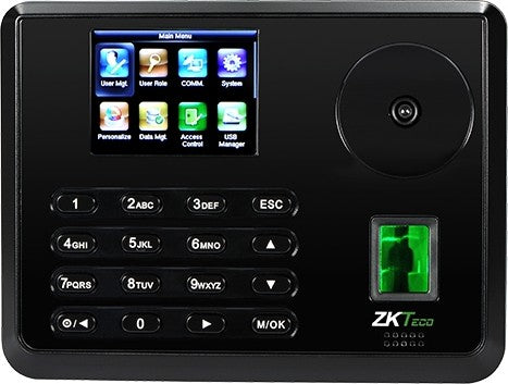 ZKTeco Time Attendance and access Control, TFT Color Display, USB-Host | P160