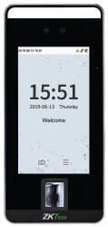 ZKTeco SpeedFace-V5L 5"@ ISP Color LCD Screen 720x1280, WDR Low Light Camera @ 2MP, Face, Fingerprint, Palm, Customized, Card, Password, Virtual Keypad, Black/Silver | SpeedFace-V5L