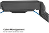 Newstar 91-LDA32114E Counterbalance Monitor Wall Mount, Fit 17" to 32" Screen, 9kg Max Weight, Spring Tension Mechanism, Free-Tilting, Spring-Assisted Mechanism, Cable Management, Black | 91-LDA32114E