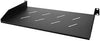 Azeon Front Mount Shelf, Standard Size, For 1U Shelf, Improve Airflow, Heavy Duty Ventilated Shelf, Improved Airflow Design, Universal Fit for Network Cabinets, Black | Front Mount Shelf