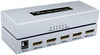 DTECH DT-7144A HDMI Splitter 1x4, Supports 4Kx2K 30Hz Resolution, 340MHz/3.4Gbps Signal Bandwidth, EDID Automatic Recognition, Signal Connection Indicator, Silver | DT-7144A