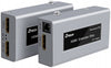 DTECH DT-7009C HDMI Extender, Up To 1080p Resolution, Supports 3D, Up To 60 Meters Transmission Distance, Silver | DT-7009C