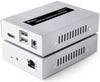 DTECH DT-7054 KVM Extender, 1920x1080@60HZ Resolution, Support IR Cycle Function, Built-in ESD Protection System, USB2.0, Up To 50 Meters, Silver | DT-7054(2ND)