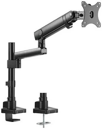 Newstar 91-LDT20C012P Pole Monitor Mount, Fits 17" to 32" Screen, Up to 8kg Max Weight Capacity, Built-in Spring Tension Gauge, Detachable VESA Plate, Spring-Assisted Mechanism, Black | 91-LDT20C012P