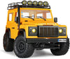 Azeon MN Model MN98 1/12 4WD Rock Crawler Off-road RC Climbing RC Cars, 280 Brushed Motor, Proportional Throttle & Steering, LED Light Function, Approach Angle 59°, Yellow | MN98